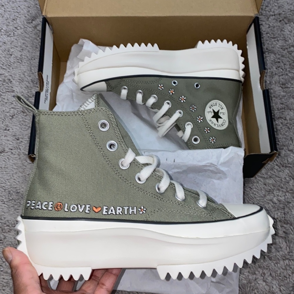 Run Star Hike Platform Embroidery